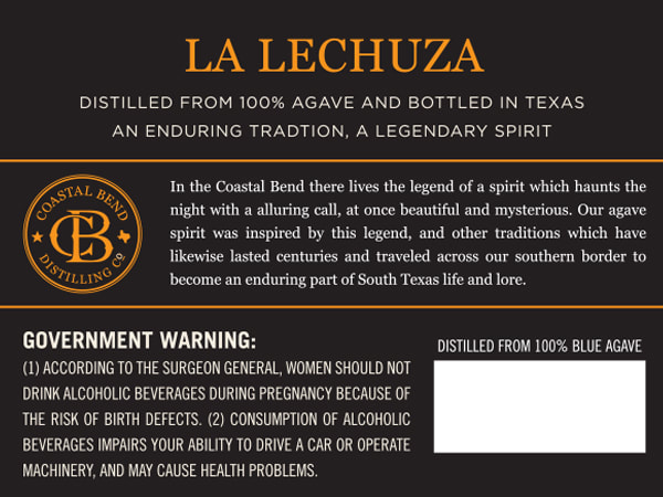 La Lechuza Agave Spirit - Coastal Bend Distilling, Co.